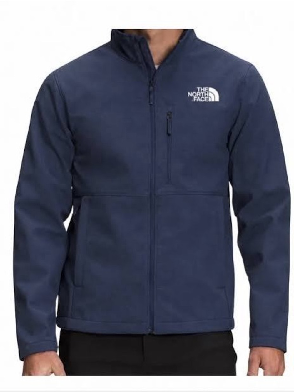 The North Face Men's Navy Zip-Up Soft Shell Jacket